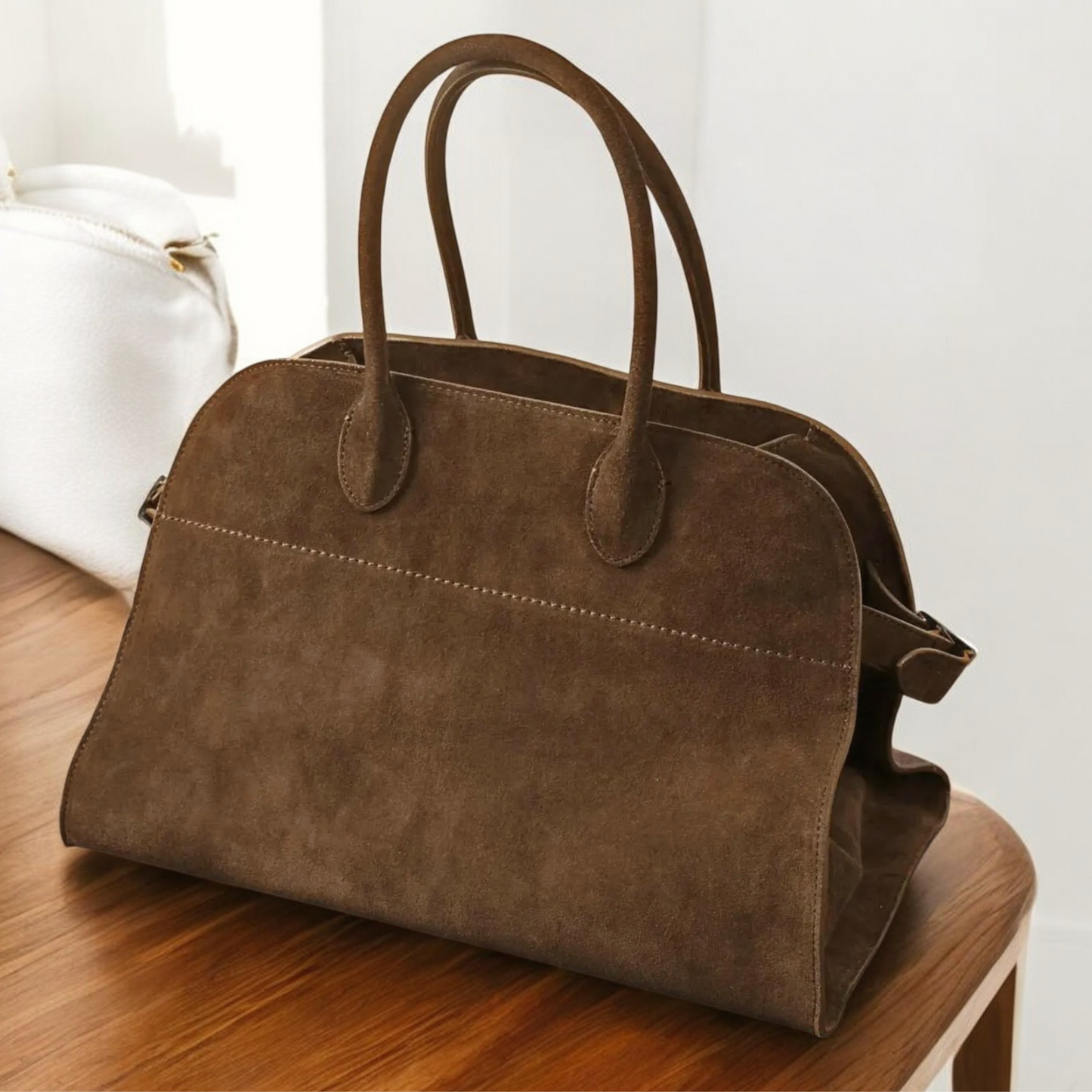 Large Suede Tote